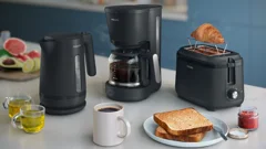 Komplett frukostset tillgängligt