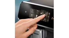 Easy coffee selection and customization