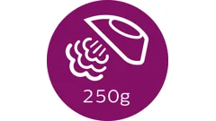 Ångpuff på upp till 250&nbsp;g