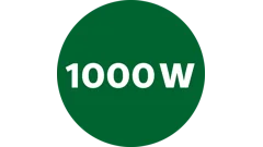 Powerful 1000&nbsp;W motor