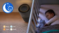 Met een rustgevend nachtlampje