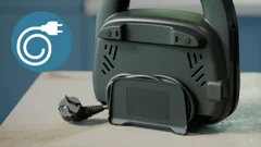 Built-in cord storage