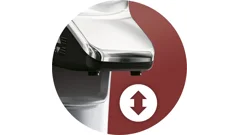 Verstellbarer Kaffeeauslauf aus Metall