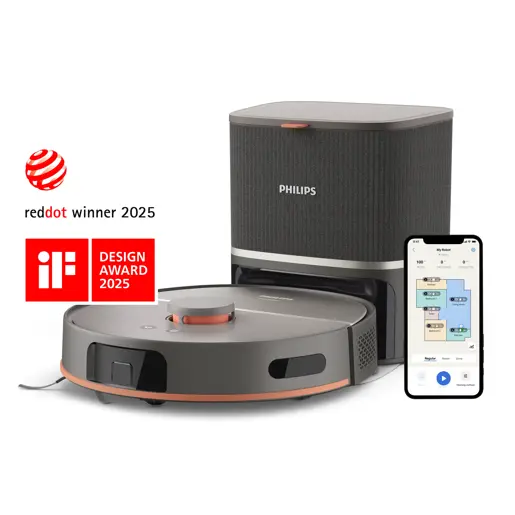 Philips Odk. sprz. i mop. Philips Aqua 5000 Robot sprzątający i mopujący XU5100/10