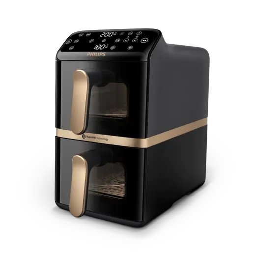 Philips 4000 Series Airfryer med dubbla korgar NA462/70R1