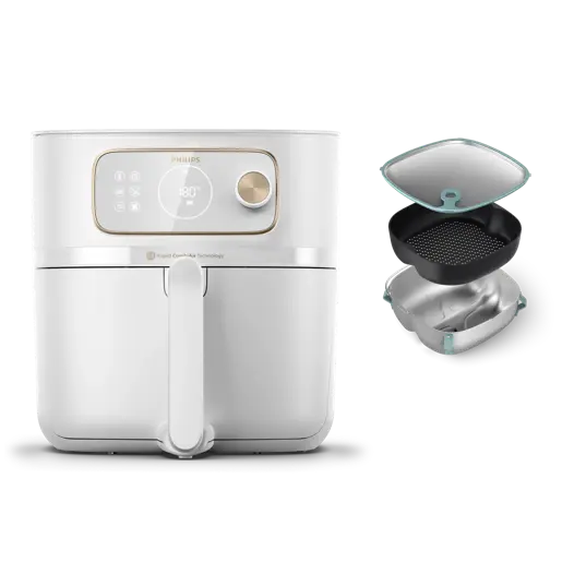 Philips Série 7000 Airfryer Combi 8,3 l avec accessoire vapeur HD9876/25