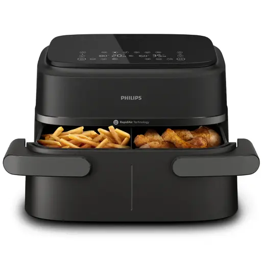 Philips 1000-serie Airfryer met twee manden NA154/00