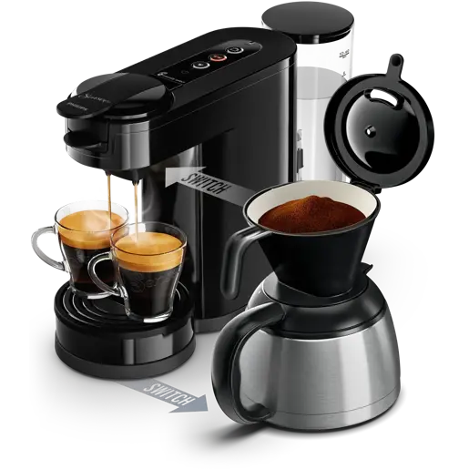 Philips Reglage Kaffemaskin för kapslar och bryggkaffe HD6592/61R1