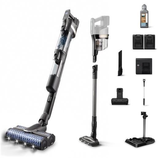 Philips PerfectCare 6000 Series AquaTrio Sladdlös dammsugare & mopp - renoverad XW9465/11R1