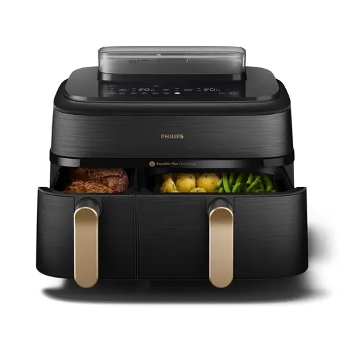 Philips 5000-serie Airfryer met twee manden NA552/00
