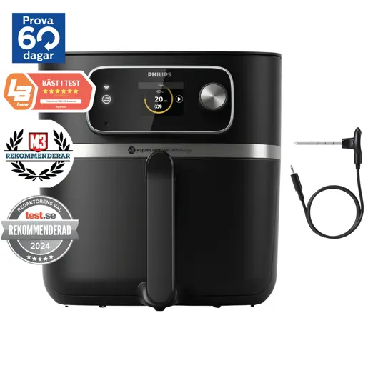 Philips 7000 Series Airfryer Combi 8,3 l och stektermometer HD9880/90