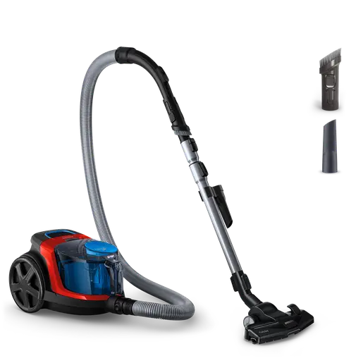 Philips Rouge Vacuum Cleaner Fc9330 09 Powerpro Compact Red Blue Black (Fc9330/09.) - Excellent État - Image 7