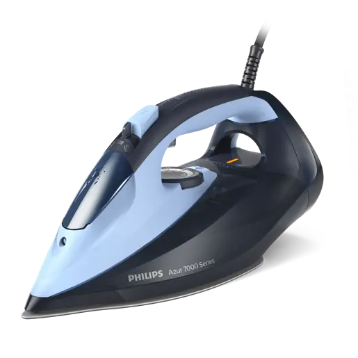 Philips 7000 Series HV Dampfbügeleisen Hell-/Dunkelblau DST7041/20