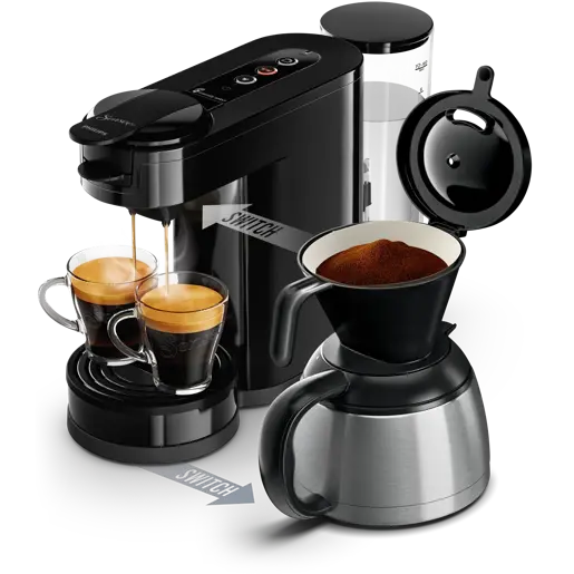 Philips Reglage Kaffemaskin för kapslar och bryggkaffe HD6592/60R1