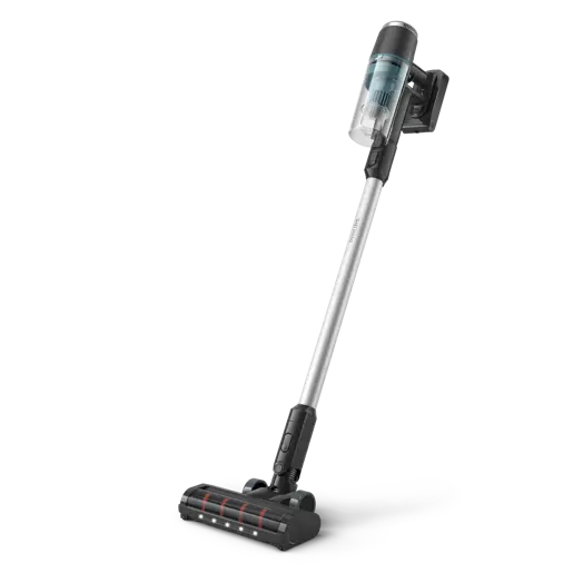 Odkurzacz bezprzewodowy PHILIPS 3000 XC3031/01 2024 PowerCyclone 8 nasadka LED Czarno-niebieski