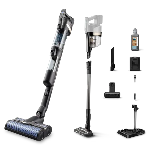 Philips AquaTrio senza filo Aspirapolvere senza filo Wet & Dry Serie 9000 XW9384/01R1