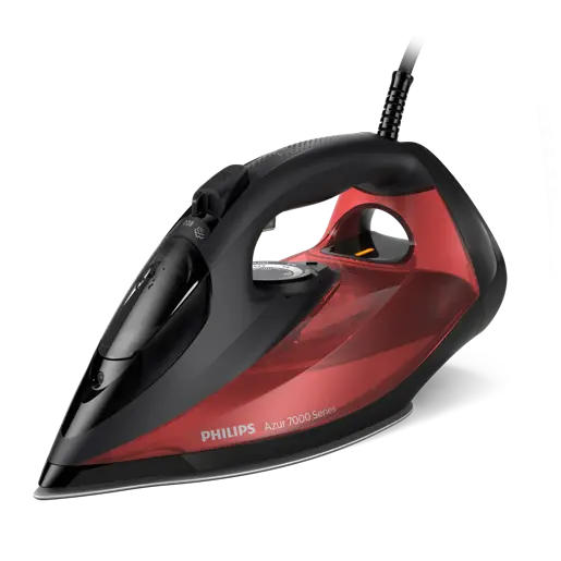 Schwarz/Rot Philips 7000 Series Hv Dampfbügeleisen Dst7022/40