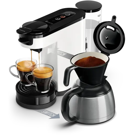 Philips Interrupteur Machine à café à dosettes et filtre HD6592/05