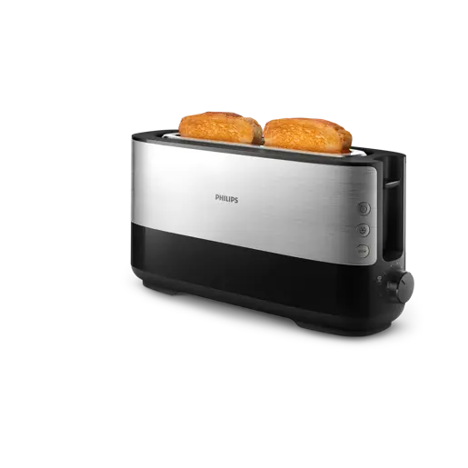 Philips Viva Collection Tostadora - ranura larga, metal HD2692/90