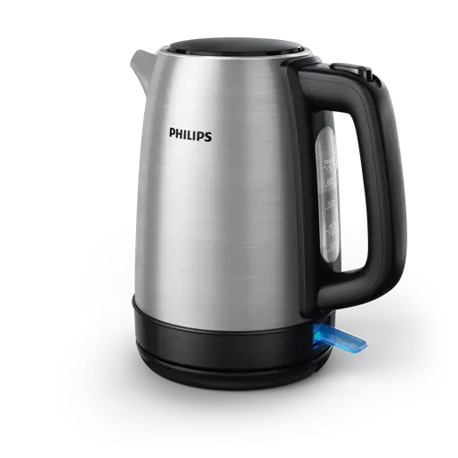 Philips Daily-collectie Metalen waterkoker met veermechanisme, indicatielamp HD9350/90