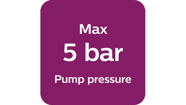 Pompdruk max. 5 bar
