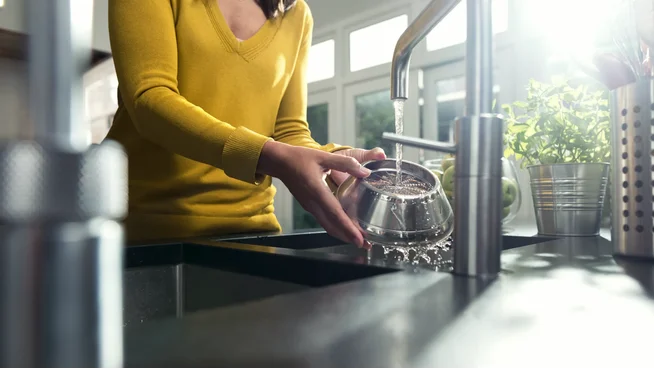 Eenvoudig schoon te maken zeef