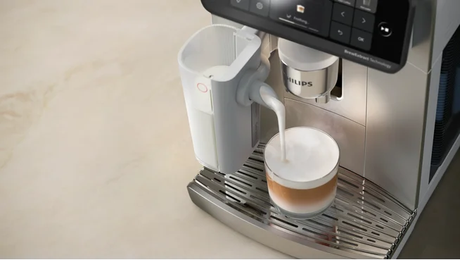 Zijdezacht schuim met LatteGo Pro