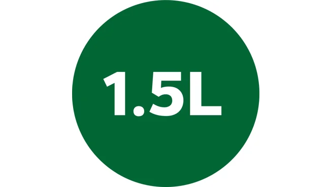 Jusqu'à 1,5&nbsp;l de jus à la fois