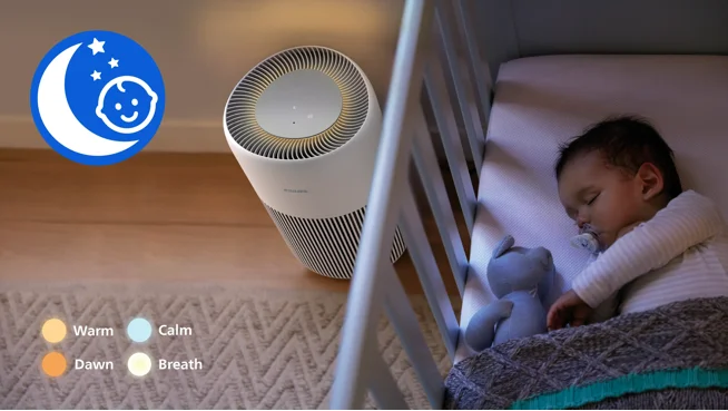 With a soothing nightlight