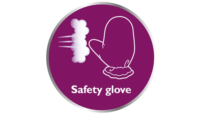 Handschoen voor extra bescherming