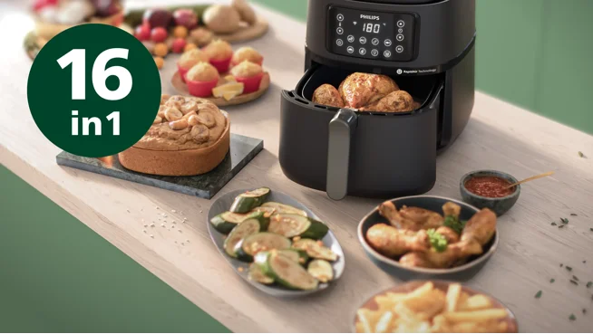 16-in-1 Cooking functions