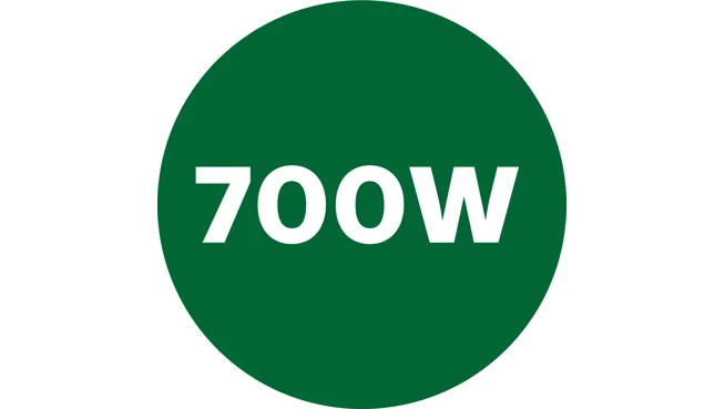 Kraftfull motor på 700&nbsp;W