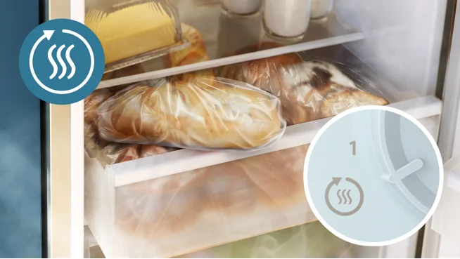 Defrost and reheat mode