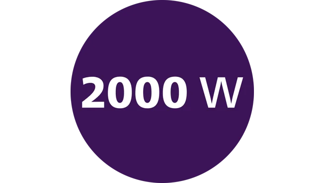 Power up to 2000&nbsp;W