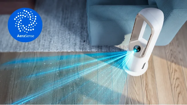 Capte et s'adapte à l'air intérieur