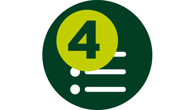 Affichage numérique avec 4&nbsp;préréglages