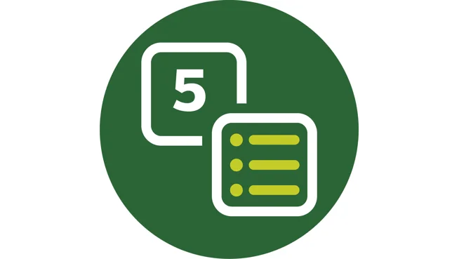 5 pre-sets