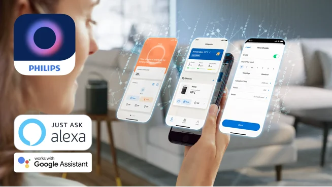 Ultimative Kontrolle mit der Philips Air+ App