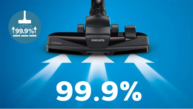 Zachytí 99,9&nbsp;% prachu**