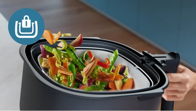 Accessory for Airfryer XXL 8.3L 2-in-1 Steam & Stir-fry Set