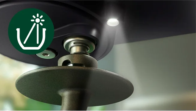 Automatische verlichting van de kom