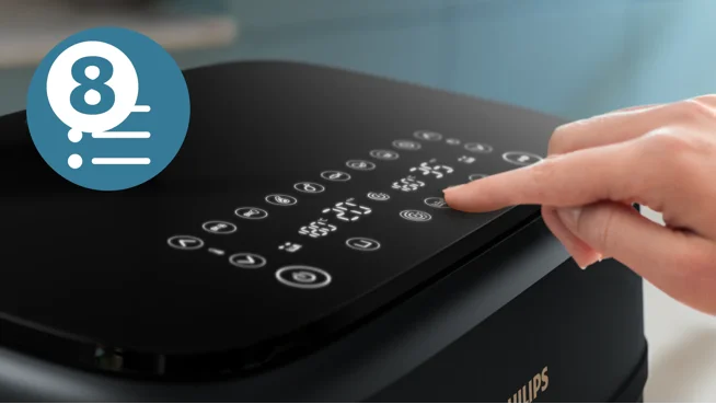 Touchscreen mit 8&nbsp;Voreinstellungen