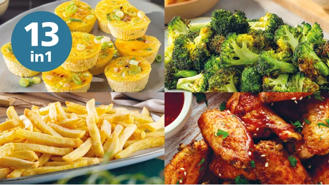 13&nbsp;modes de cuisson