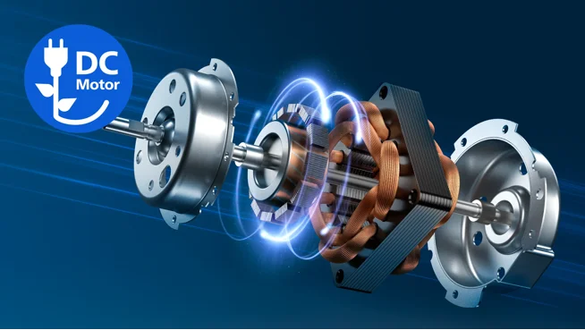 Energeticky úsporný DC motor