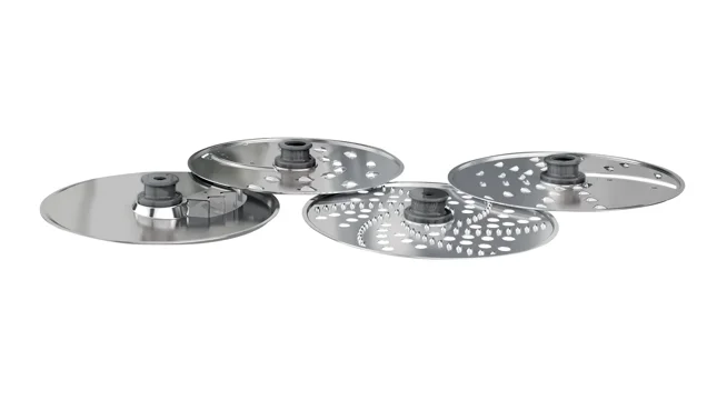 4 stainless steel discs