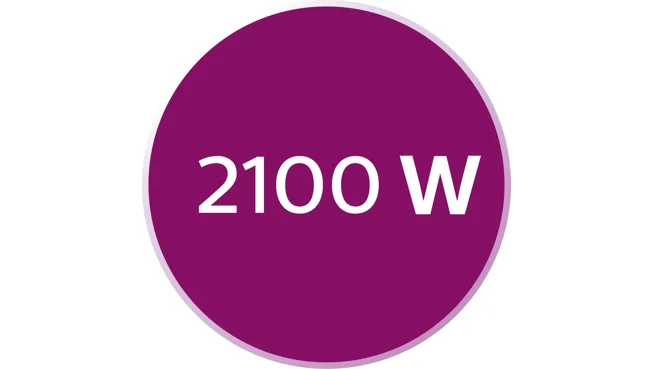 2100 watt per un riscaldamento rapido
