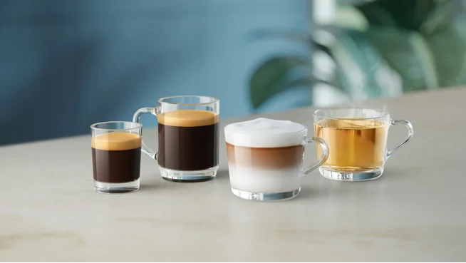 4 bebidas con un solo toque