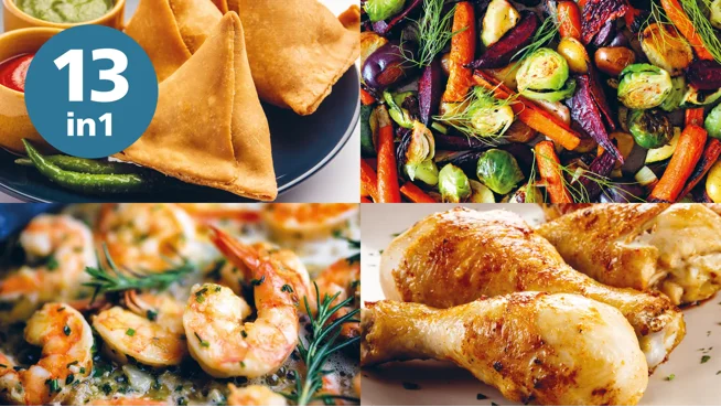 13&nbsp;Zubereitungsmethoden in einem Airfryer