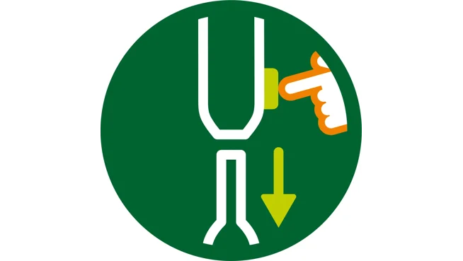 Un seul bouton de déverrouillage