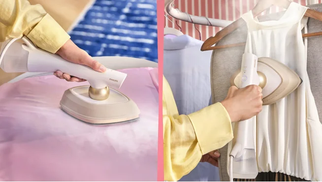 Vertical & horizontal ironing